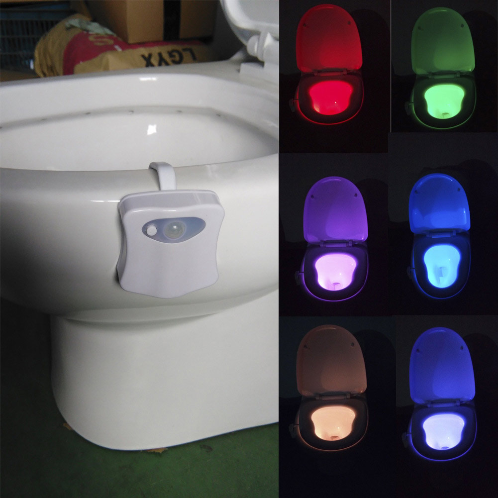 Automatické LED osvětlení WC
